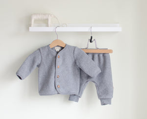 Fleece cardigan
